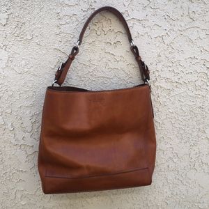 GORGEOUS Ralph Lauren Caramel Genuine Leather Bag